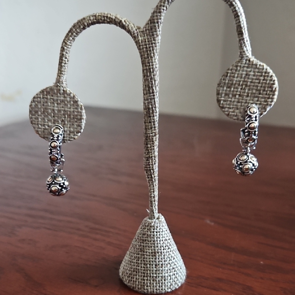 John Hardy Gold Dot Collection Earrings